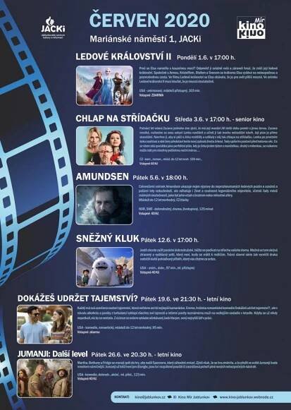 Program Kina Mír na měsíc červen 2020 1