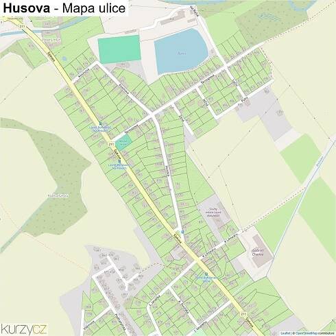 Husova - mapy | Kurzy.cz