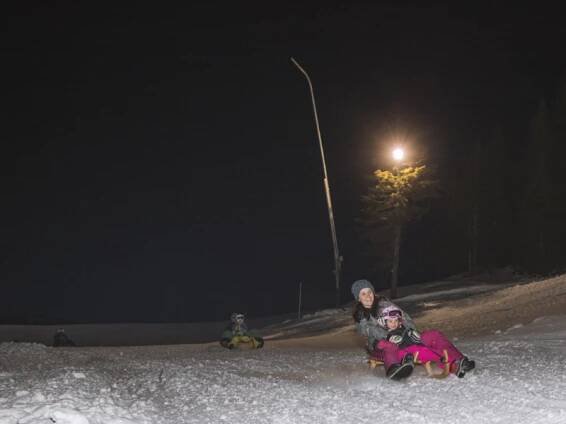 Krvavec - night sledding