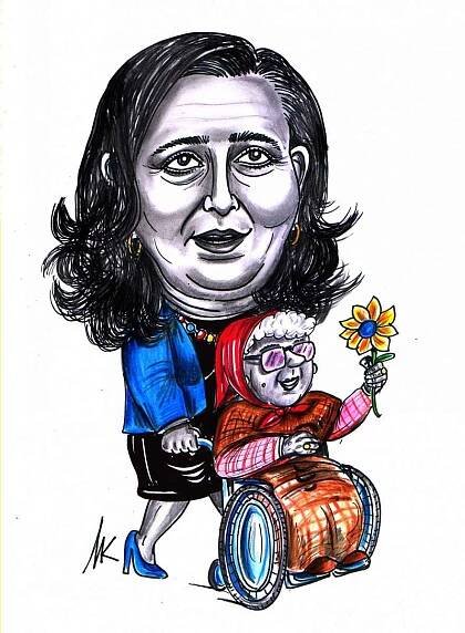 Karikatura dne Milana Kounovského