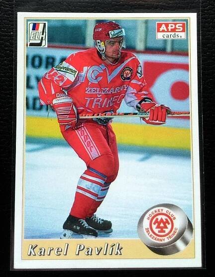 Karel Pavlík APS 1995/96 HC Třinec - Hokejové karty