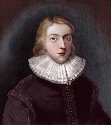 Portrait of John Milton at age 21