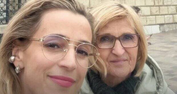 Ivana Jirešová s maminkou v Krakově