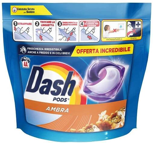 Dash Allin1 Pods Ambra gelové kapsle 44 PD od 443 Kč - Heureka.cz