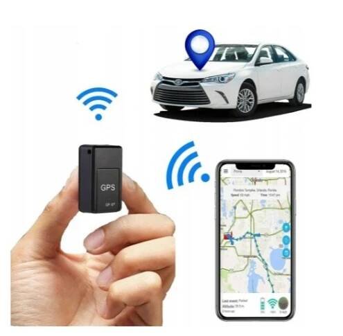 Mini GPS lokátor GF-07 černý pro sledování objektů Model GF-07