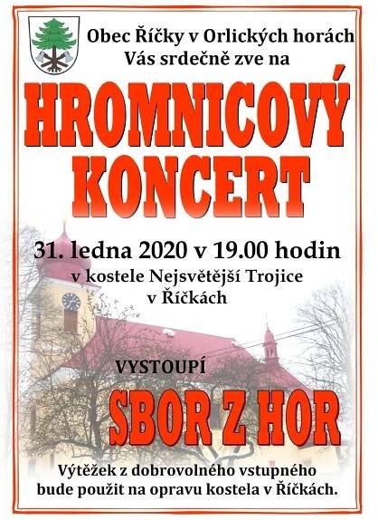 Pozvánka na Hromnicový koncert