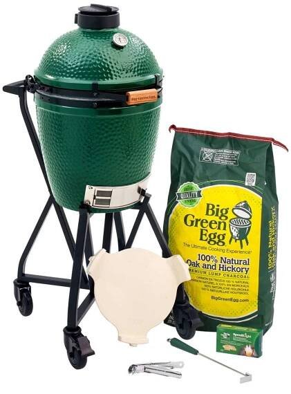Gril Medium Big Green Egg, Balíček Easy start