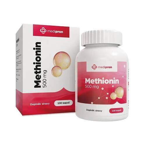 medipron Methionin 500 mg 100 kapslí od 199 Kč - Heureka.cz