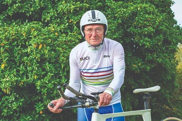 90-year-old cyclist sets sights on four world records