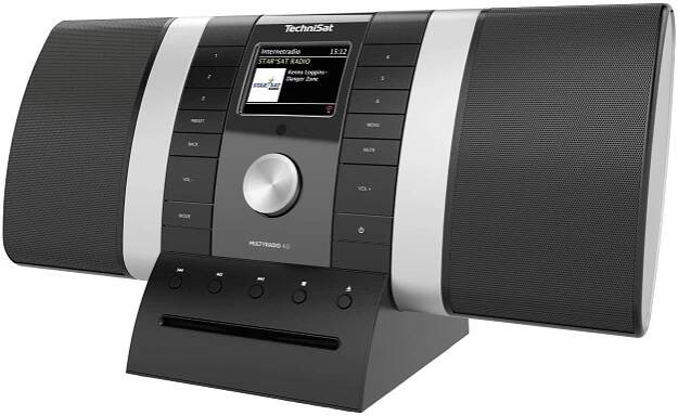 TechniSat MULTYRADIO 4.0 internetové CD-rádio internetové, DAB+, FM AUX, Bluetooth, CD, USB, Wi-Fi, internetové rádio s