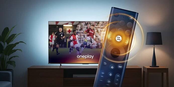 O2 se snaží nabídnout OnePlay jak to jen jde. Nově prodává televizi s tlačítkem OnePlay přímo na ovladači