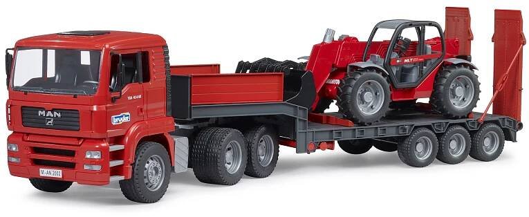 Bruder 02774 - MAN tahač s nakladačem Manitou - Svět Bruderu