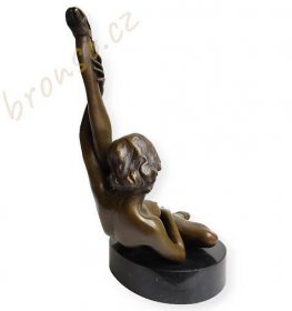 Nahá žena - Ženský akt - Erotická bronzová socha