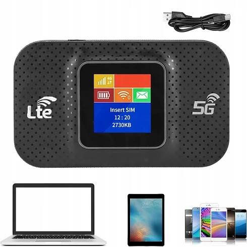 Mobilní přenosný 4G LTE router na SIM kartu Rebel WIFI 3650 mAh 150Mbps