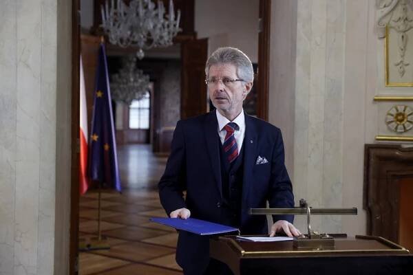 Předseda Senátu Vystrčil mluvil k národu: Rok 2022 byl složitý. Zmínil solidaritu, český humor i volby