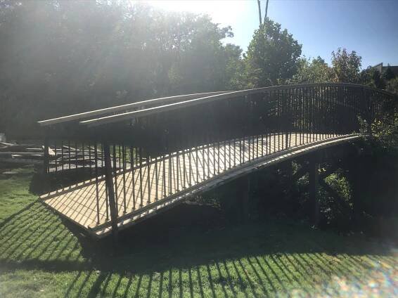 Pine & Rod Iron Bridge