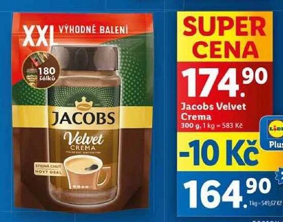 Jacobs Velvet Crema, 300 g