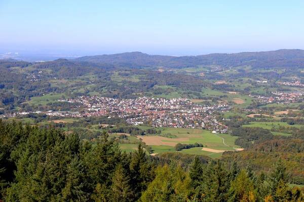 Blick auf Rimbach