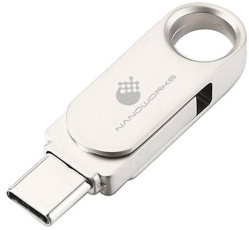 Mini USB flash disk s USB-C a USB-A konektory | smero-reklamniIT.cz