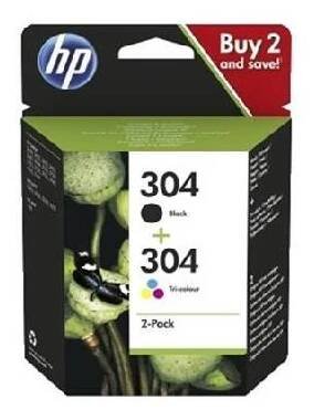 HP 304 (3JB05AE), multipack, černá a barevná inkoustová náplň do tiskárny HP | Rajtiskaren.cz