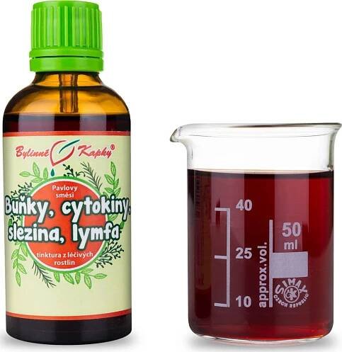 Bylinné kapky s.r.o. Buňky, cytokiny, slezina, lymfa 50 ml od 164 Kč