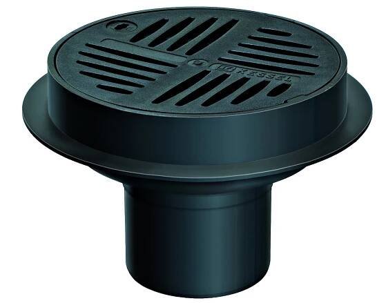 Ecoguss parking deck drain, round