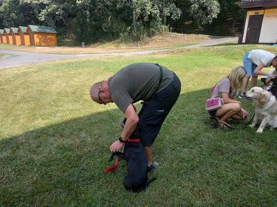 Z návštěvy Dog Academy v Berouně.