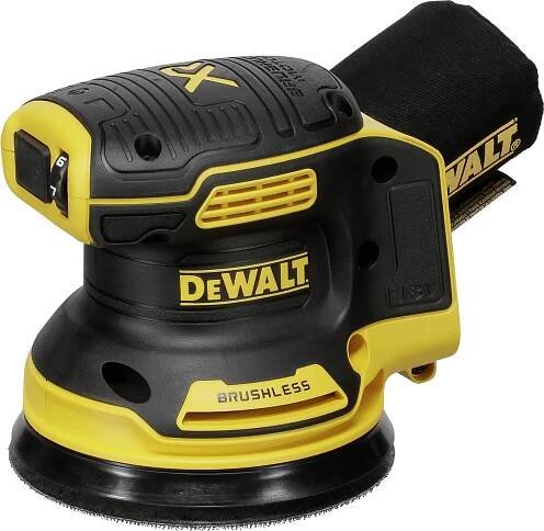 DeWALT DCW210NT-XJ přenosná bruska Excentrická bruska 12000 ot/min Černá, Žlutá