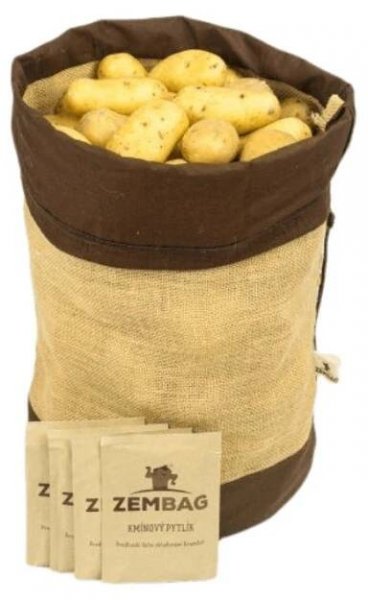Zembag Pytel na brambory 17 l 10 kg + 4 kmínové pytlíky