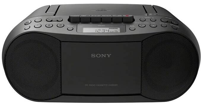 Radiomagnetofon SONY CFD S70B, radio s CD mechanikou MP3 a kazetou, Kazetový přehrávač, kazeta