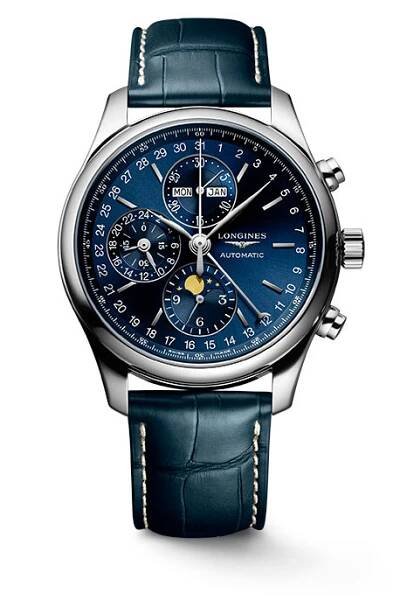 Pánské hodinky Longines Master Collection L2.773.4.92.0, Verze: modrá2 – Doliński Watch Service