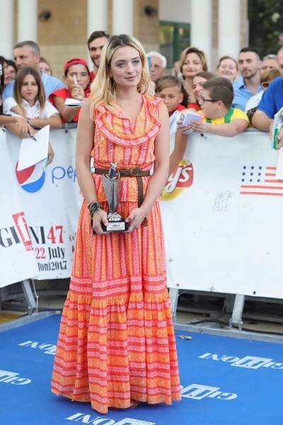 Carolina Crescentini attends Giffoni Film Festival 2017 on July 20, 2017 in Giffoni Valle Piana, Italy - Carolina Crescentini - Z akcí