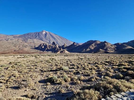 Měsíční krajina pod Pico del Teide v nadmořské výšce 2000m