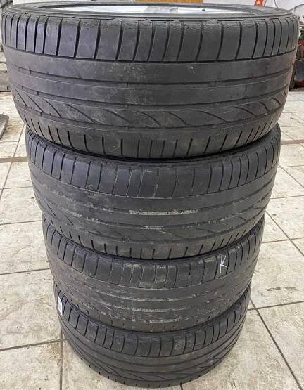 Alu kolo originál MERCEDES 7.5x17" 5x112x66.5 ET45 a Bridgestone RE050A 245/45 R17 95Y 10% - Pneucentrum Bílina