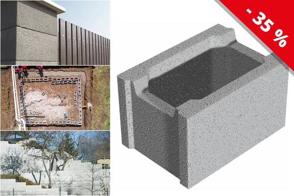 SLEVA 35 % na ztracené bednění - materiál ihned k dodání