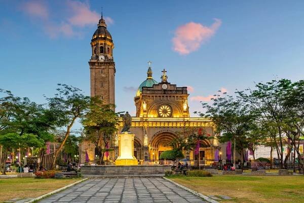 Manila Cathedral in the Philippines