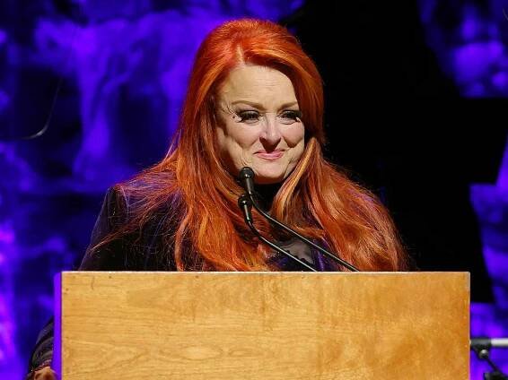 Wynonna Judd speaks onstage for the class of 2021 medallion ceremony at Country Music Hall of Fame and Museum
