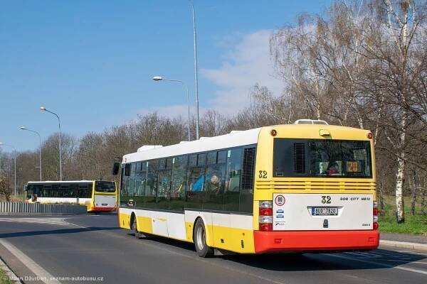 Fotografie SOR NB 12 32/II (8U9 7820) DOPRAVNÍ PODNIK měst Mostu a Litvínova