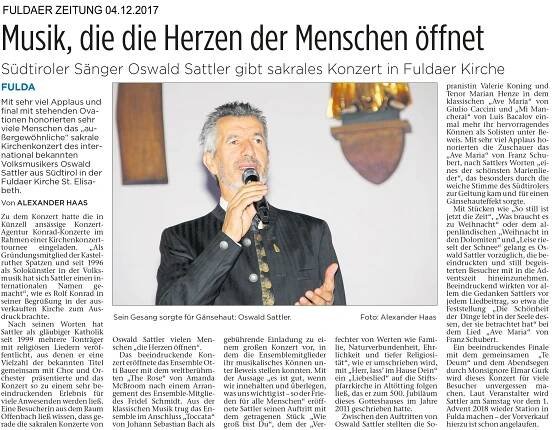 Presse - Oswald Sattler
