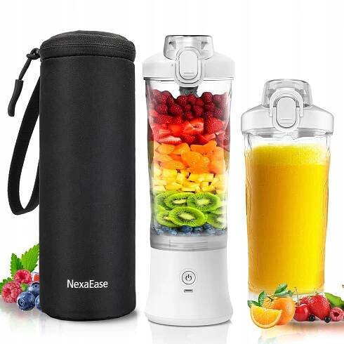 NexaEase: Přenosný mixér Smoothie Maker – Mini 600 ml