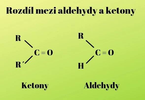 Aldehydy a ketony rozdíl