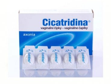 Vaginální čípky Cicatridina (AXO561)