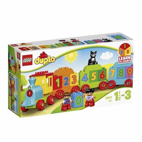 Lego 10847 DUPLO Vláček s čísly