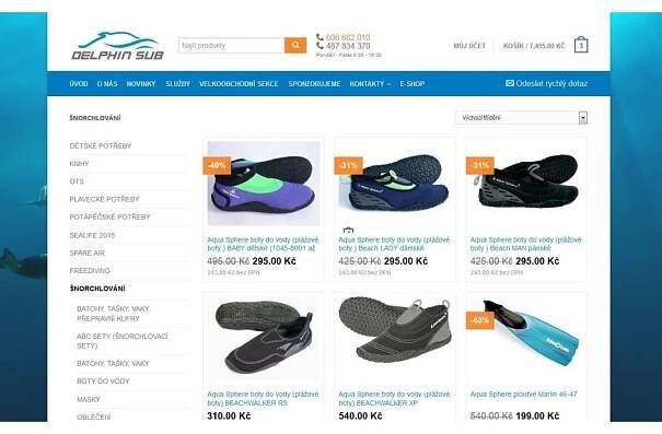Spuštěn nový e-shop
