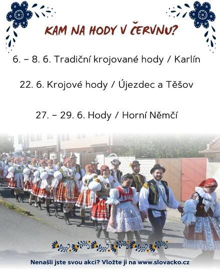 Kam na Slovácku v červnu? - Slovácko