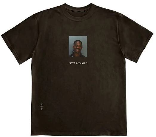 Travis Scott mug shot T shirt
