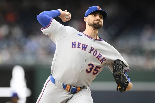 Clay Holmes, who allowed three runs in six innings, picked up his fourth win of the season in the Mets' 9-3 victory over the Cardinals on May 2, 2025.