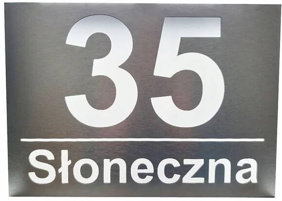 LED osvětlené číslo domu , soumrakový senzor