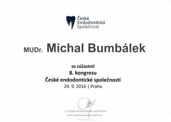 MUDr. Michal Bumbálek, zubař Brno — Onedent