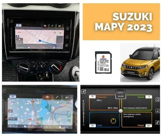 Aktualizace navigace Suzuki Mapy 2023 SD karta - Mobily a chytrá elektronika